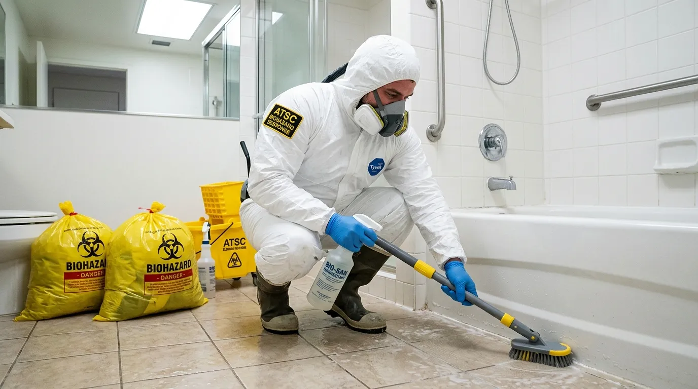 Decontamination equipment deployed for Blood Cleanup in New Hyde Park